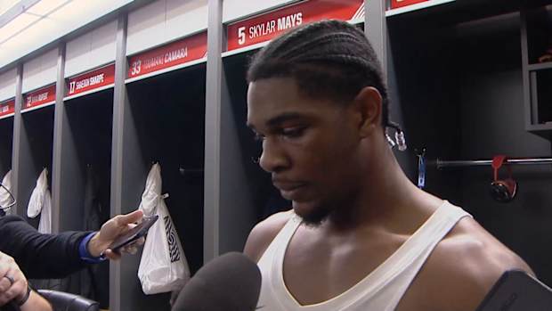 Scoot Henderson Postgame Interview _ Portland Trail Blazers 121, Utah Jazz 105 _ Nov. 22, 2023